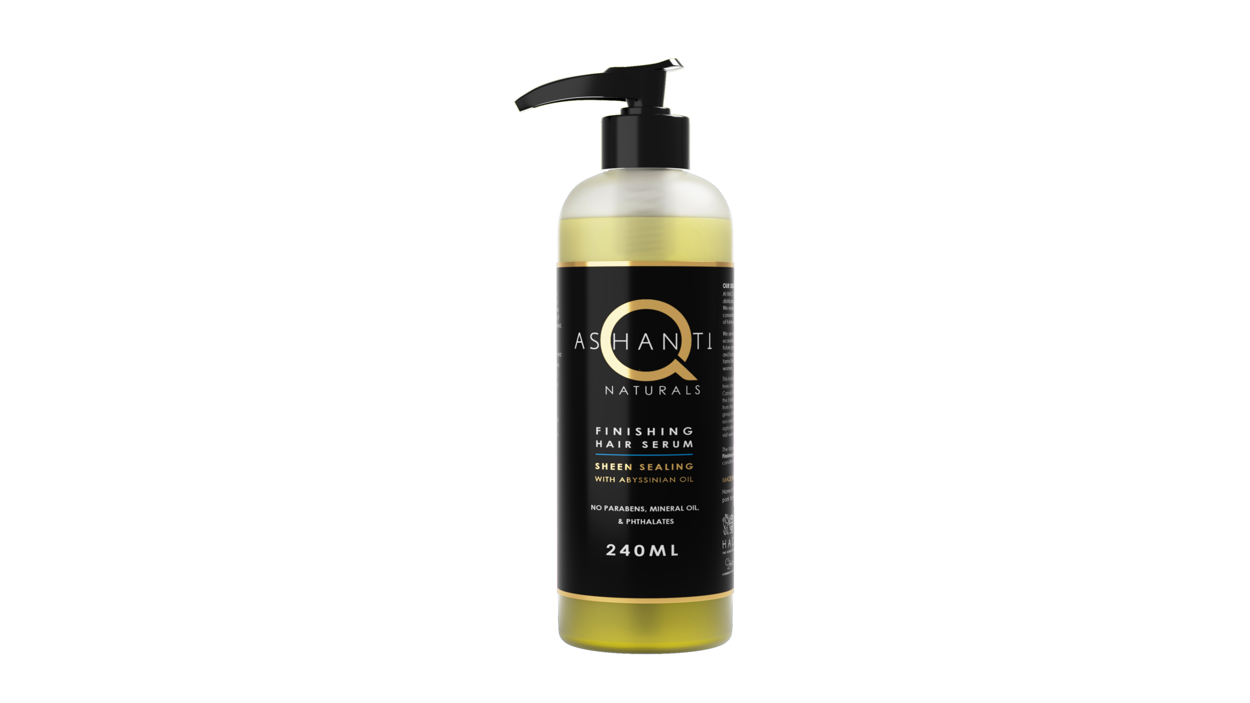 Finishing Hair Serum (Castor Oil, Olive Oil, Vitamin E)