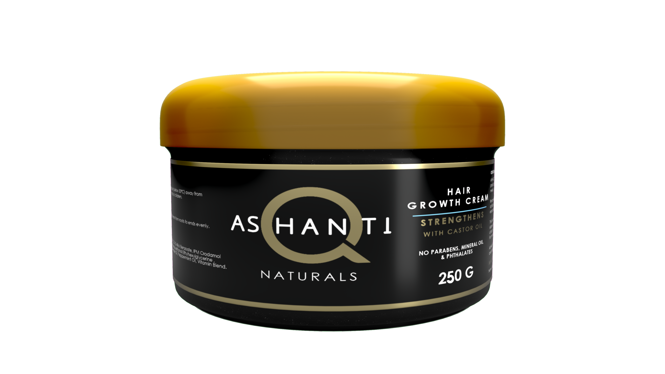 Hair Growth Cream (Castor Oil, Peppermint Oil, Keravis)