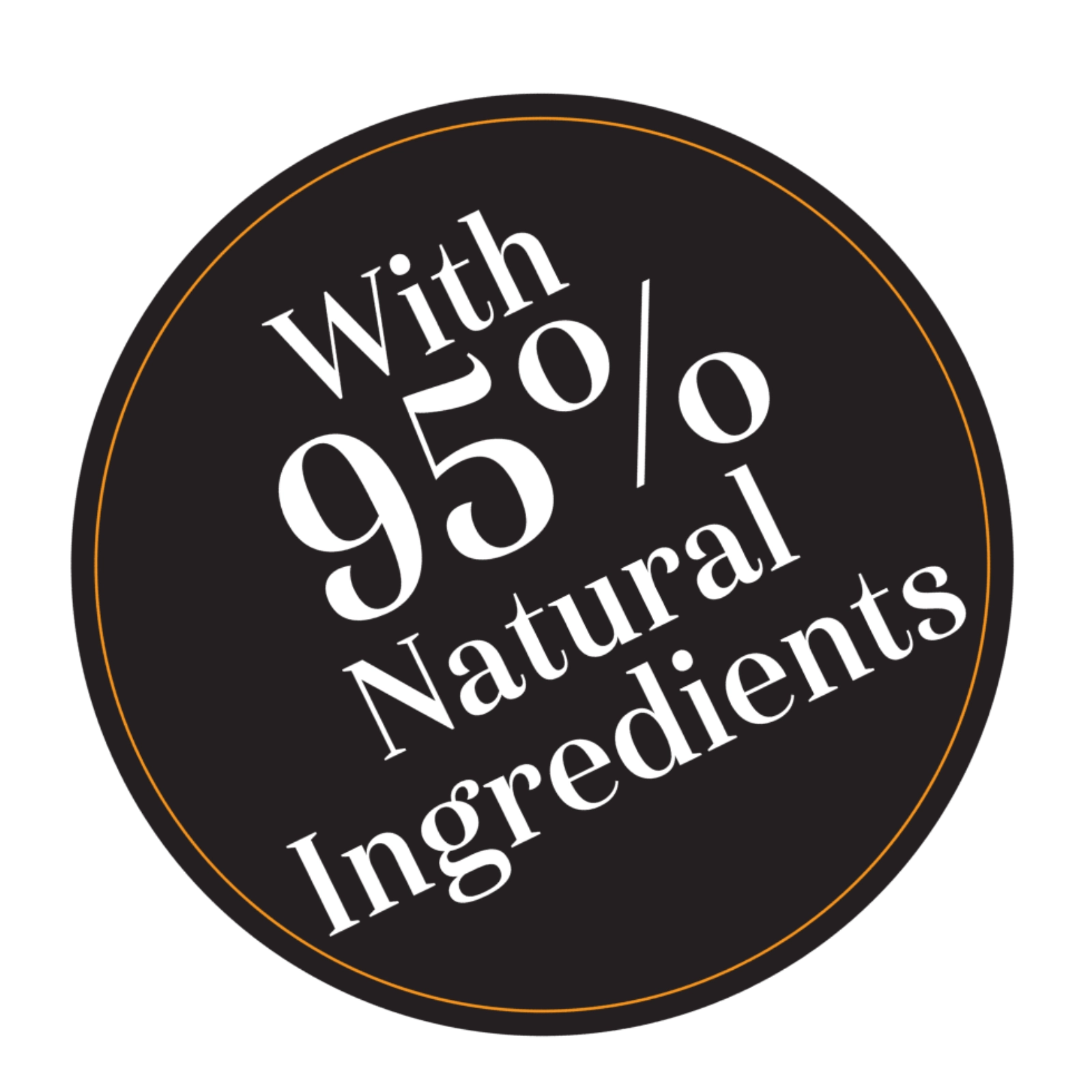 95% Natural Ingredients
